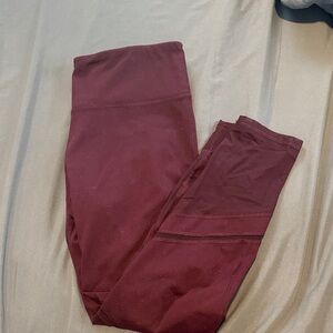 Old Navy Burgundy Leggings